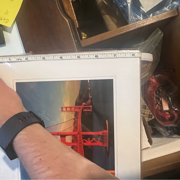 San Francisco Golden Gate Bridge Print Photo New In Plastic 8 1/2 X 11 - Picture 5 of 7